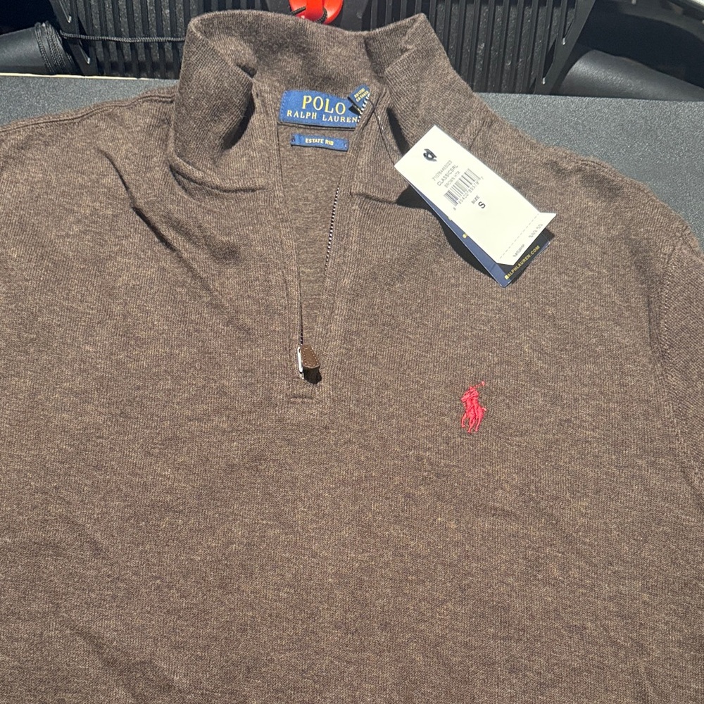 New Polo by Ralph Lauren Dark Brown Men's Polo Shirt